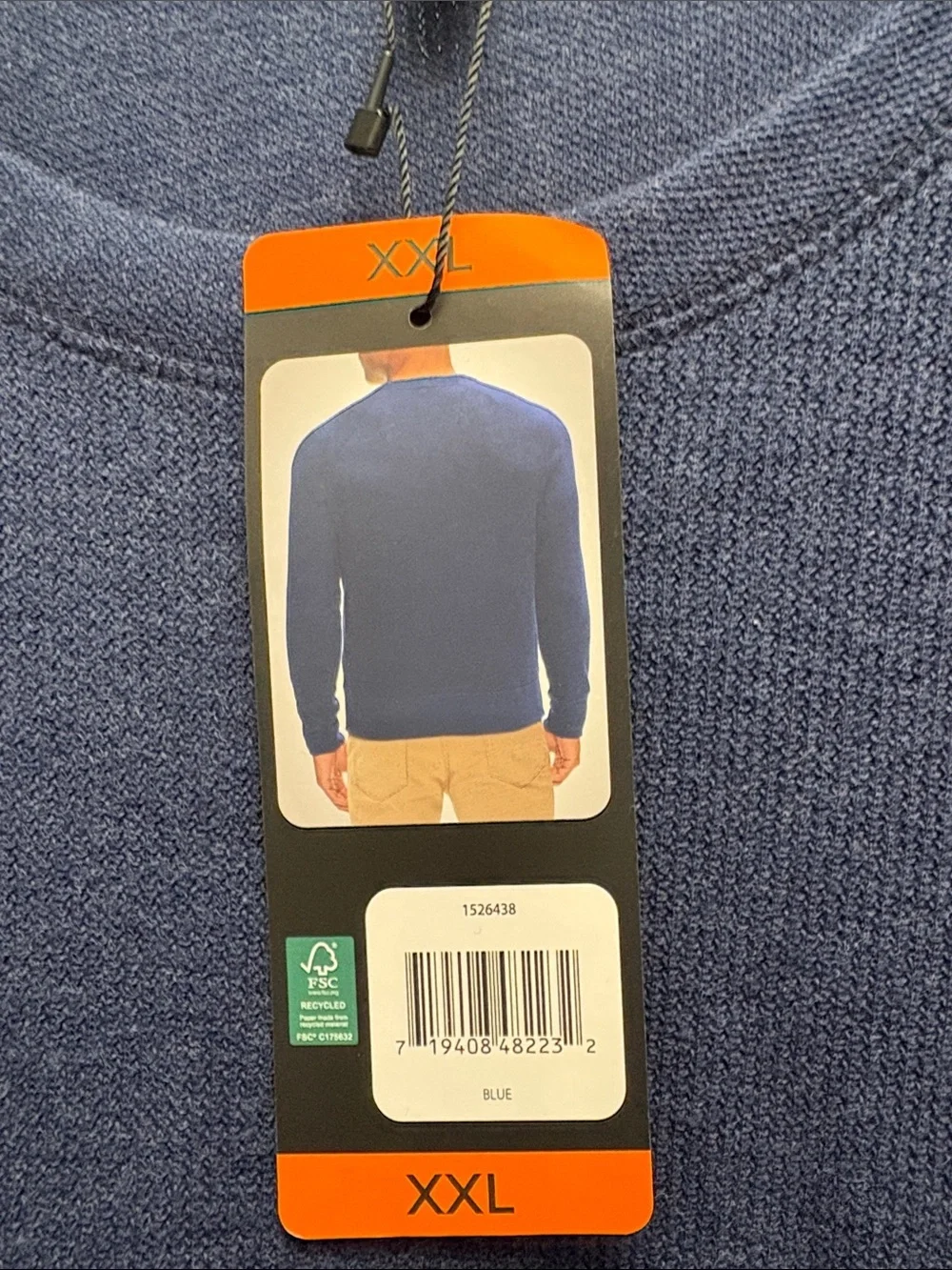 NWT Banana Republic Men’s Crew Blue Pullover Sweater Size XXL